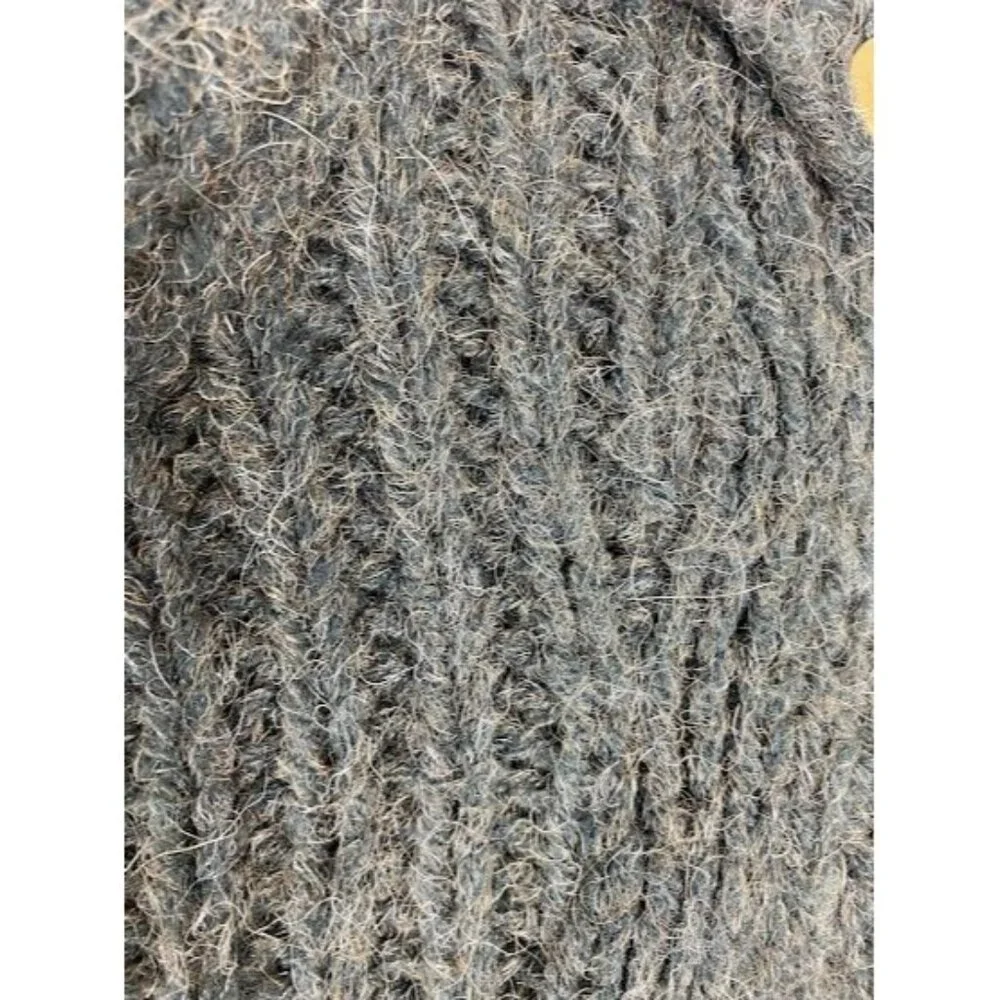 Twelfth Street By Cynthia Vincent Gray Alpaca Blend Sweater Jacket style# S9517 - Picture 11 of 14